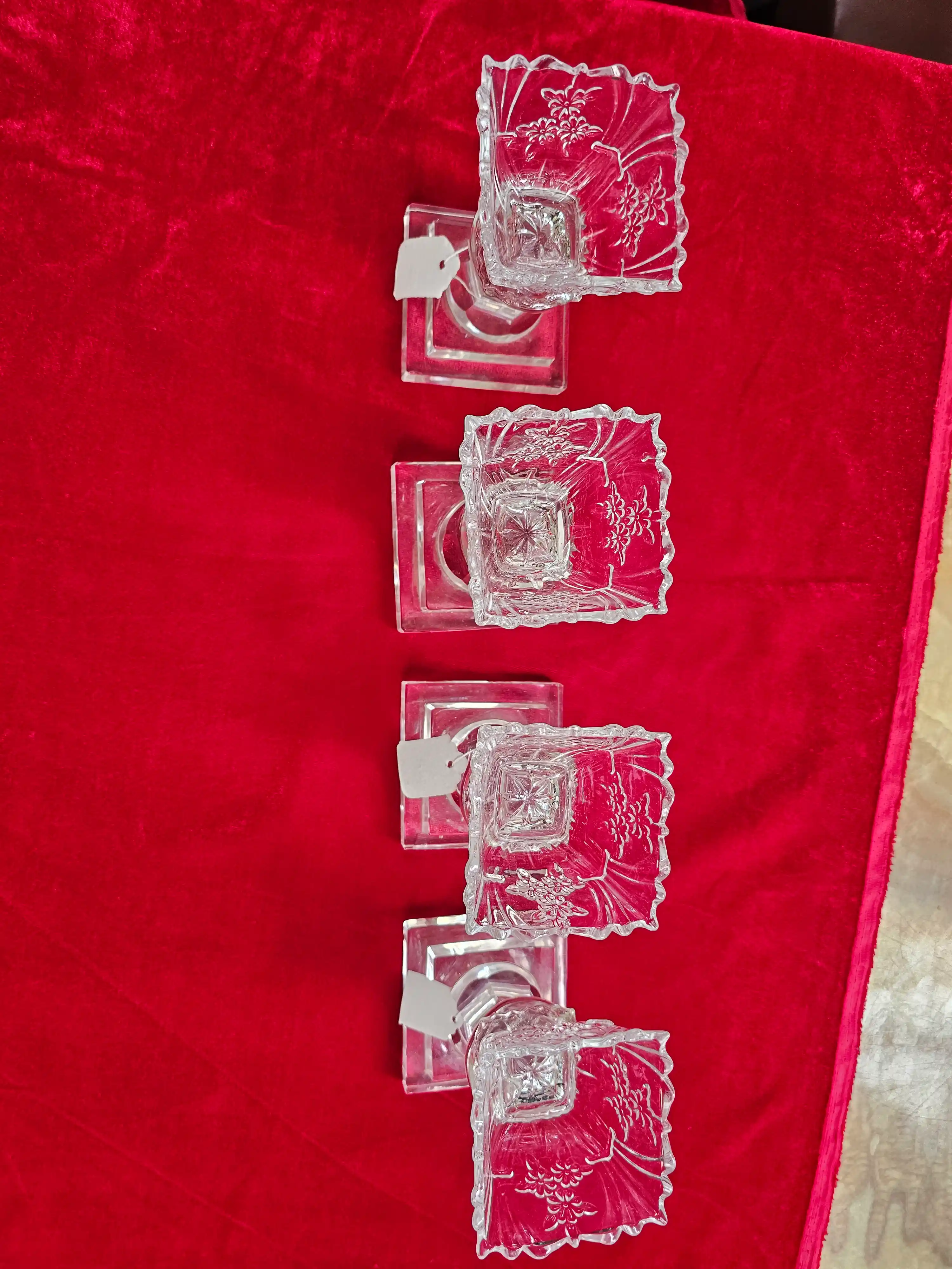 Cut Glass Square Dishes